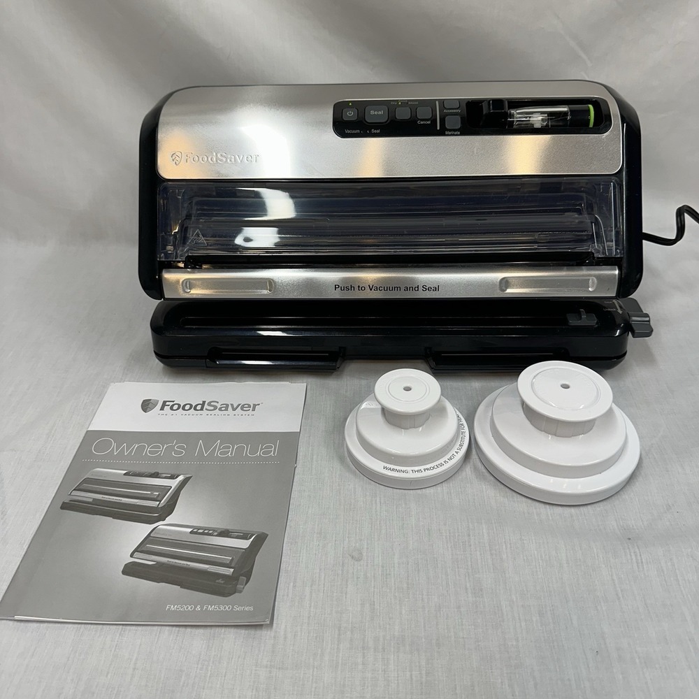 FoodSaver FM5200 Series 2-in-1 Vacuum Sealing System Food Preserver W/jar Sealer
